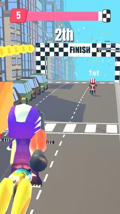 摩托拉什赛车游戏(moto rush racing)