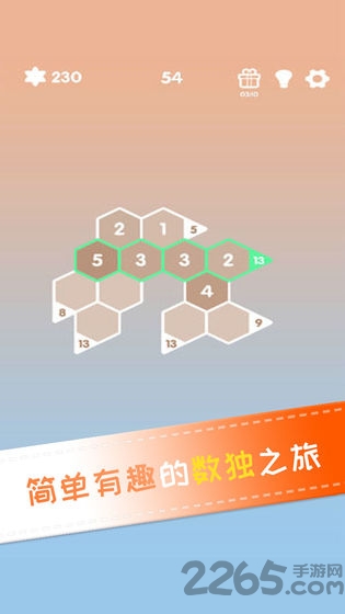 神奇六边形数独手游