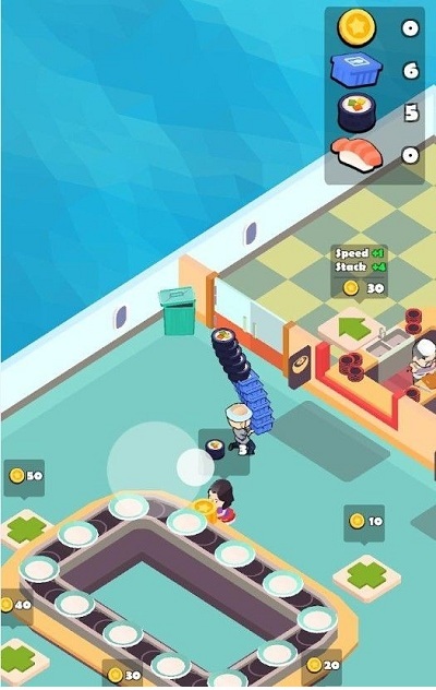 海边寿司店游戏