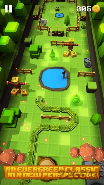 方块贪吃蛇游戏