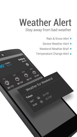 轻松天气预报app