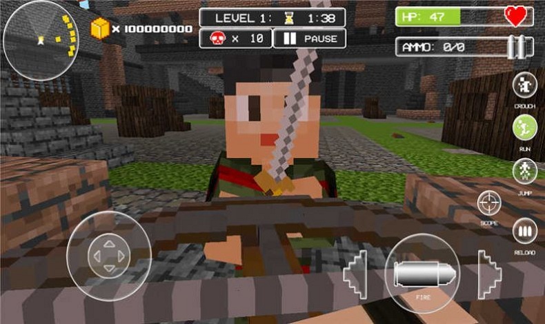 方块巨人战争中文版(Titan Attack on Block Kingdom)