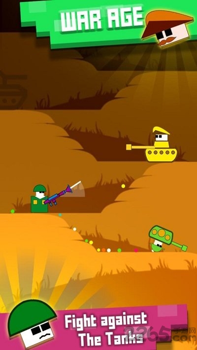 方块人跳跃射击手机版