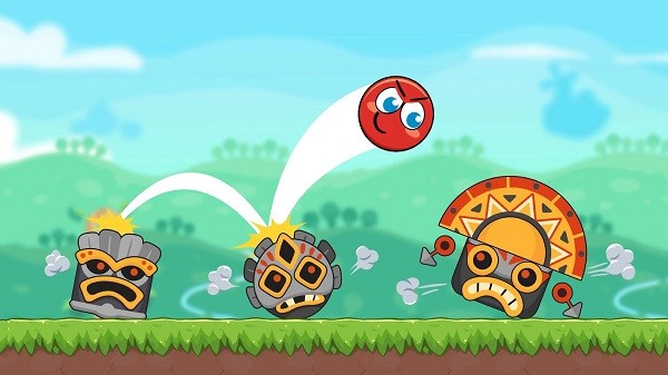 红色弹跳球英雄最新版(bounce ball)
