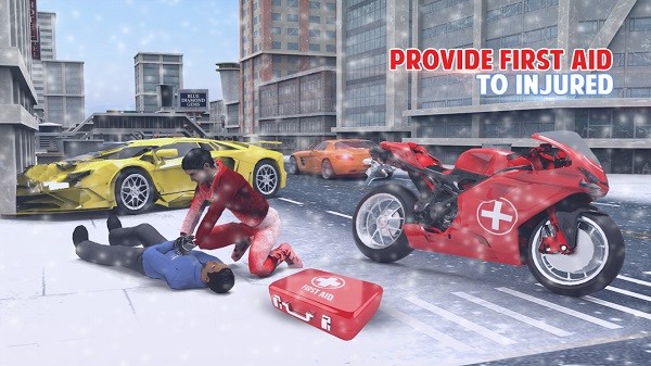3d救护车救援驾驶游戏