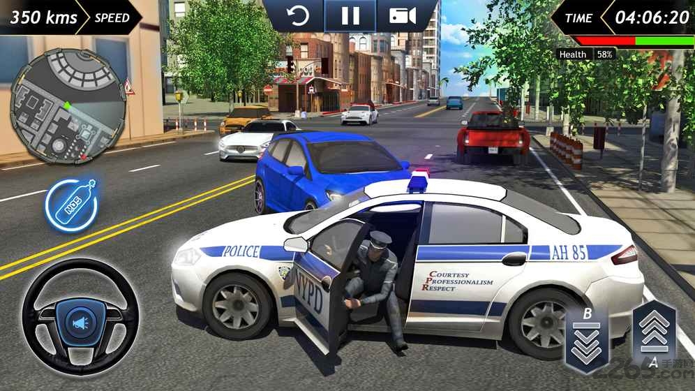 犯罪城警车模拟器游戏