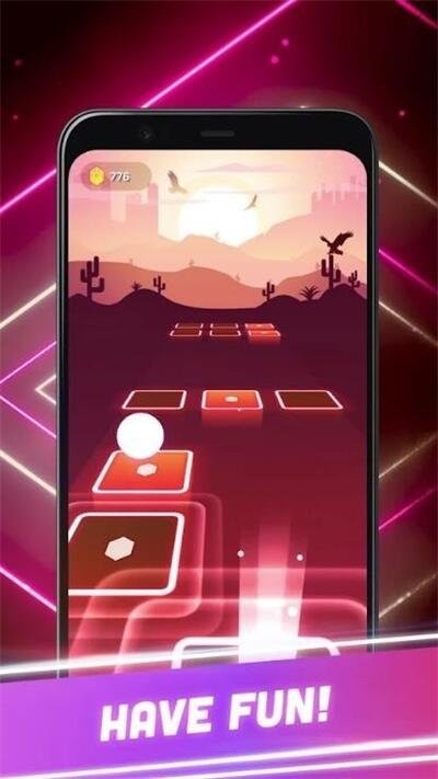 魔法瓷砖跳跃游戏(hoptiles3d)