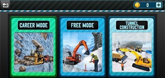 大雪挖掘机模拟器重型挖掘机模拟器(snowoffroadconstructionexcavator)
