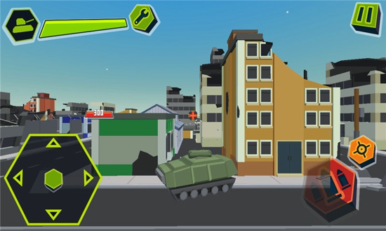 立方坦克闪电战3d游戏(cube tanks blitz war 3d)
