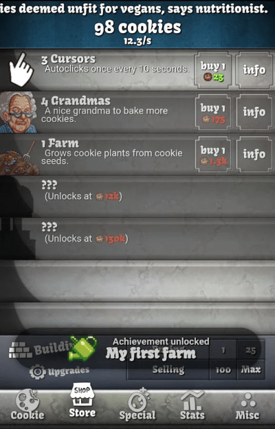 Cookie Clicker手机版 Cookie Clicker饼干点击器游戏下载