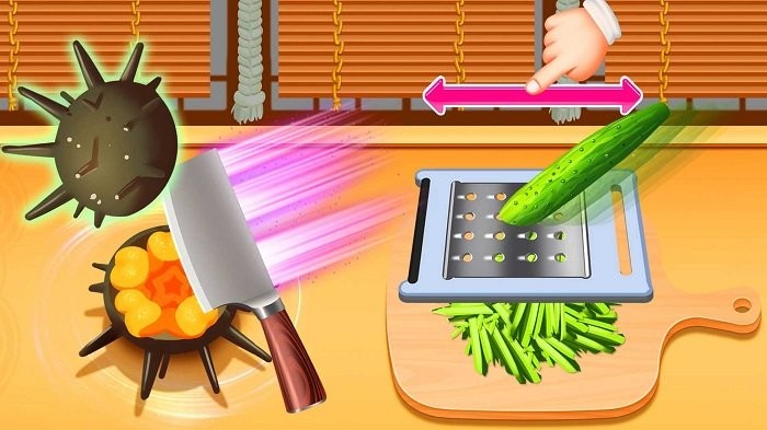 寿司蛋糕卷制作游戏