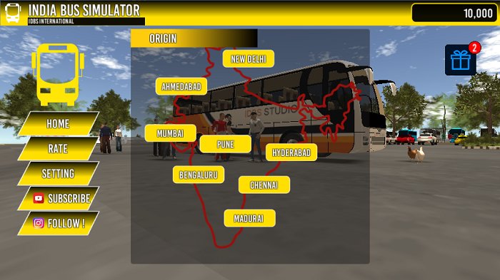 印度客车模拟器游戏中文版(Bus Simulator 2018: City Driving)