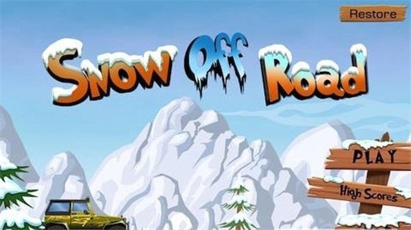 雪地越野赛车手游戏