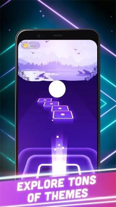 魔法瓷砖跳跃游戏(hoptiles3d)