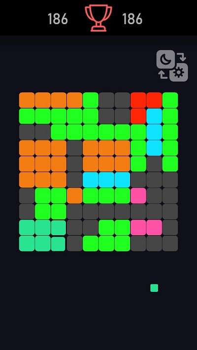 昼夜方块拼图游戏(block game)