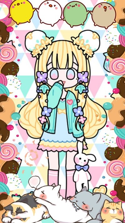 托卡粉彩少女换装手游