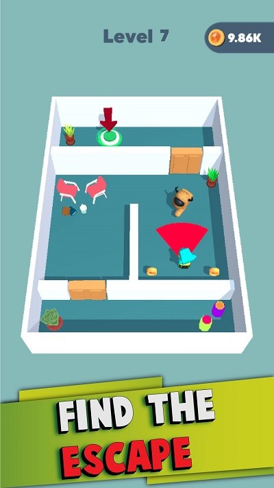 冒名顶替逃脱3d最新版(imposter escape 3d)