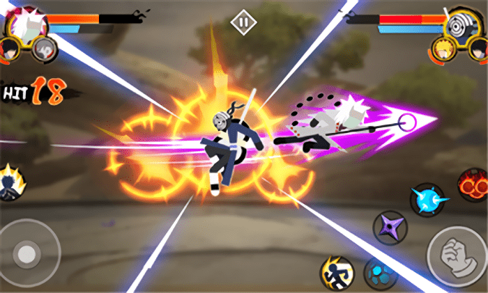 火柴人忍者3v3竞技场游戏(stickman ninja 3v3)