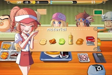 女神汉堡屋游戏