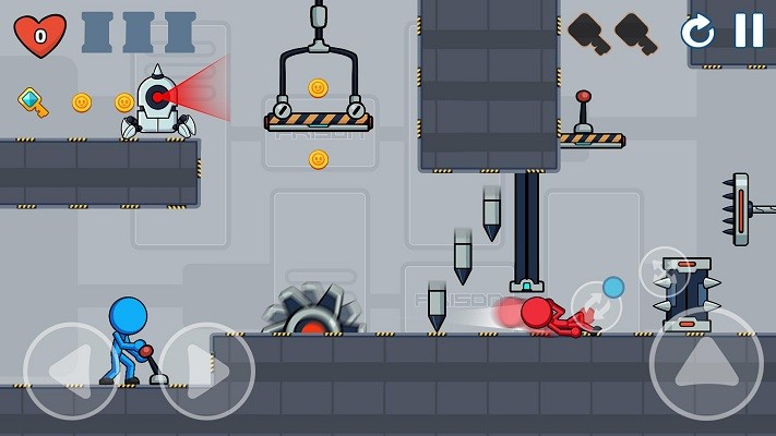 红蓝火柴人越狱手机版 红蓝火柴人越狱游戏下载