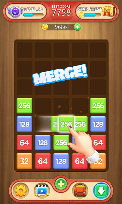 合并块拼图游戏(merge block puzzle)