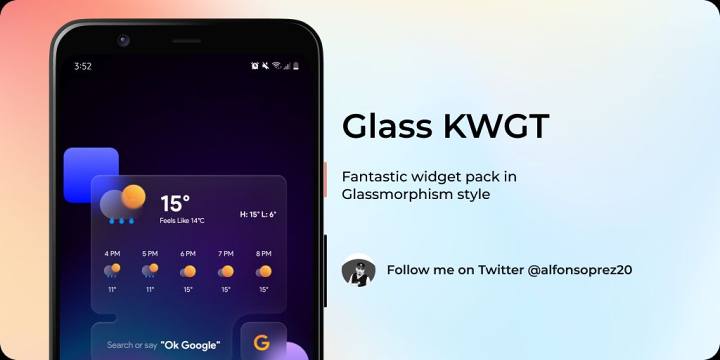 glass kwgt最新版