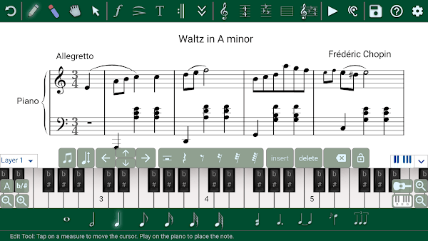 musicwriter简谱书写软件