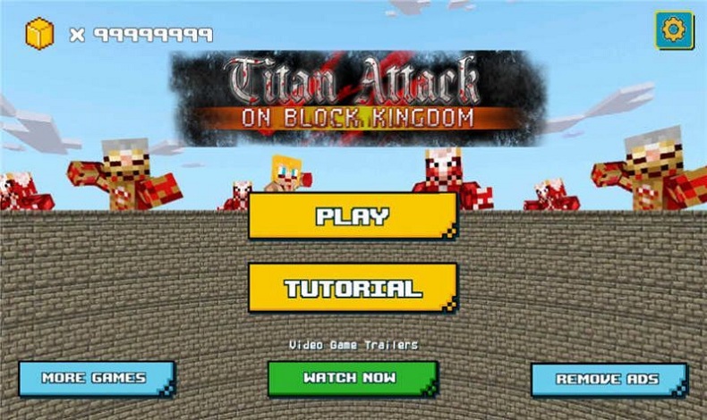 方块巨人战争中文版(Titan Attack on Block Kingdom)