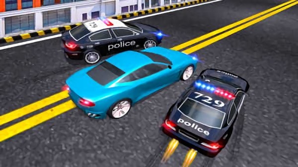 公路抓捕警察模拟游戏