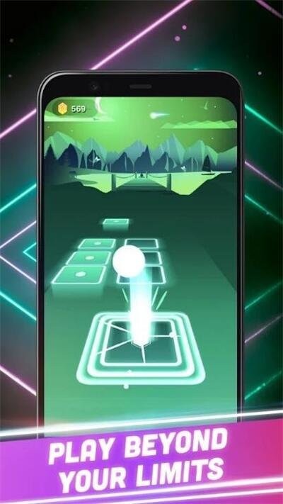 魔法瓷砖跳跃游戏(hoptiles3d)