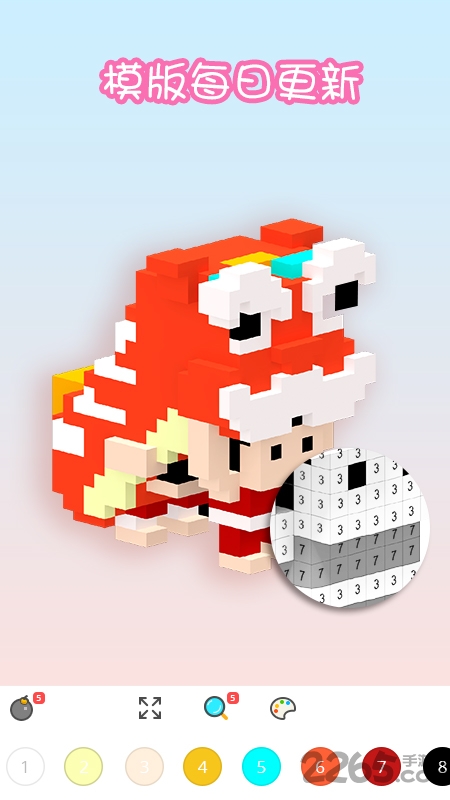 voxel填色游戏