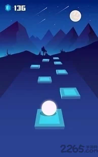 跳球魔术砖游戏