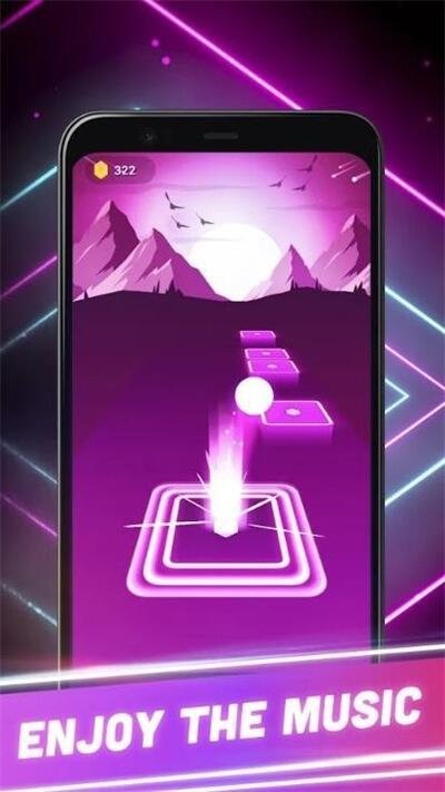 魔法瓷砖跳跃游戏(hoptiles3d)