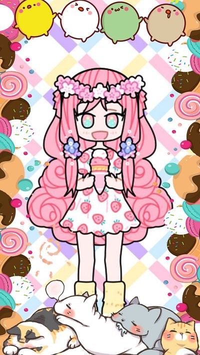 托卡粉彩少女换装手游