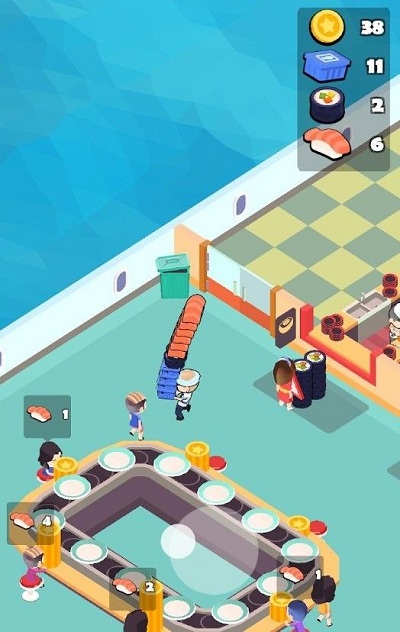 海边寿司店游戏