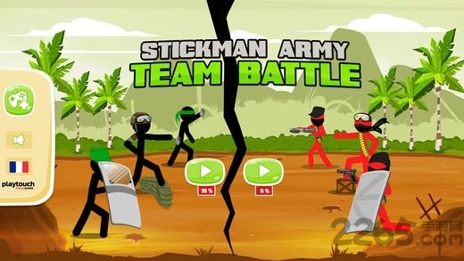 火柴人军队团队战斗单机游戏