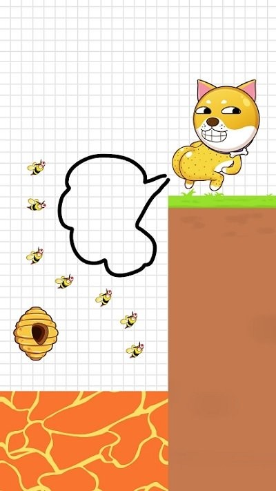 狗狗画线救援游戏(dog rescue draw and save)
