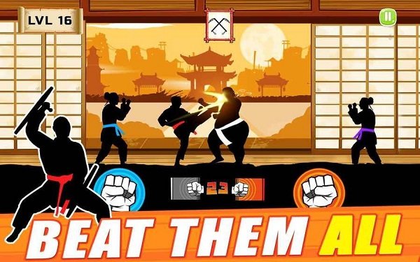 空手道武士真正的战斗游戏