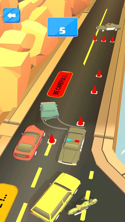 赛车逃亡游戏