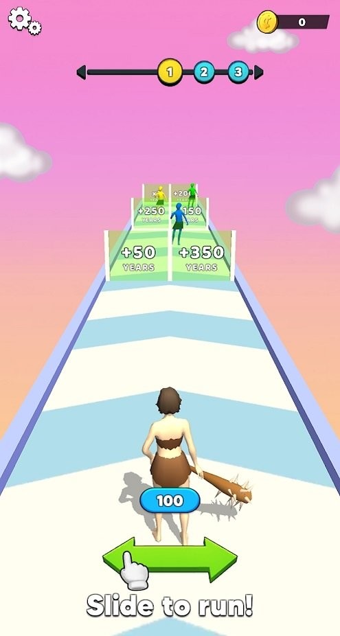 人类进化奔跑3d游戏