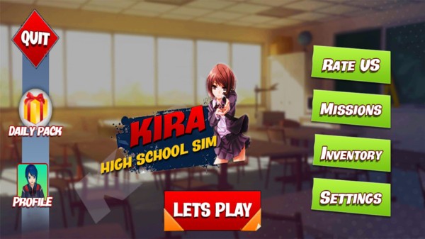 换装女孩学校游戏