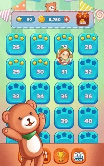 甜果冻拼图游戏(sweet jelly puzzle)
