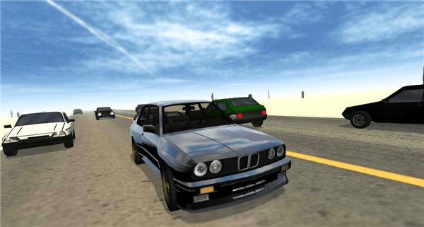 沙漠公路飙车游戏(desert traffic racer)