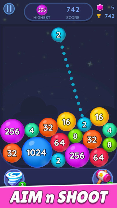 2048合并气泡最新版