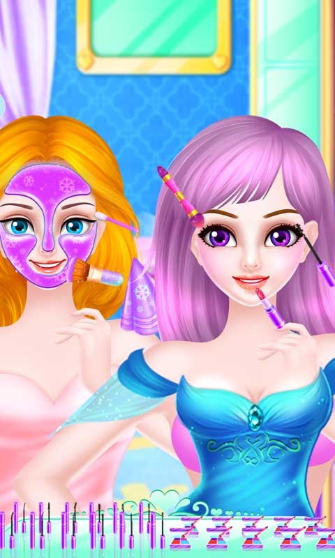 冰雪公主姐妹婚礼游戏