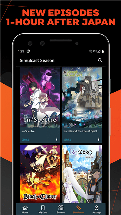 美国版b站Crunchyroll软件