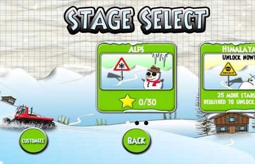 火柴人竞速滑雪手机游戏(stickman ski racer)
