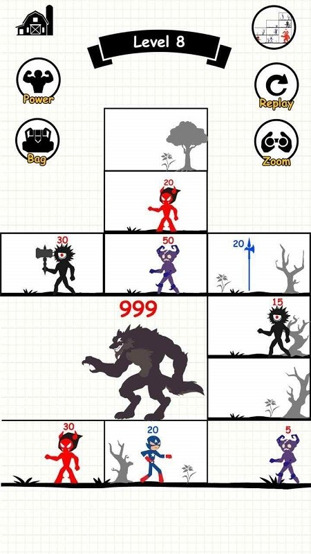 火柴人无尽战斗官方版 火柴人无尽战斗游戏下载