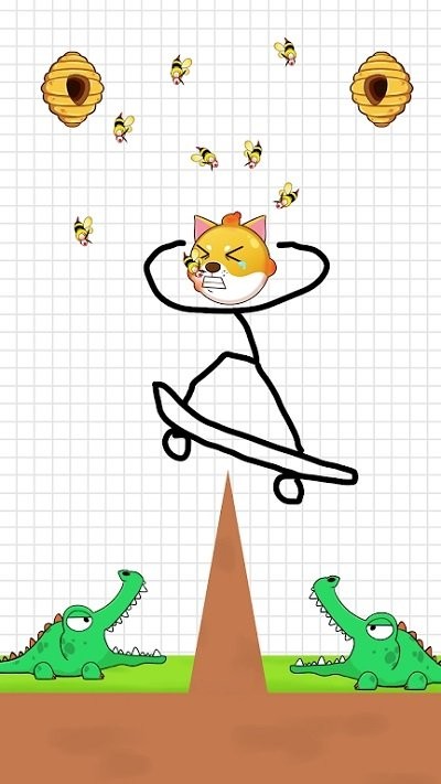 狗狗画线救援游戏(dog rescue draw and save)