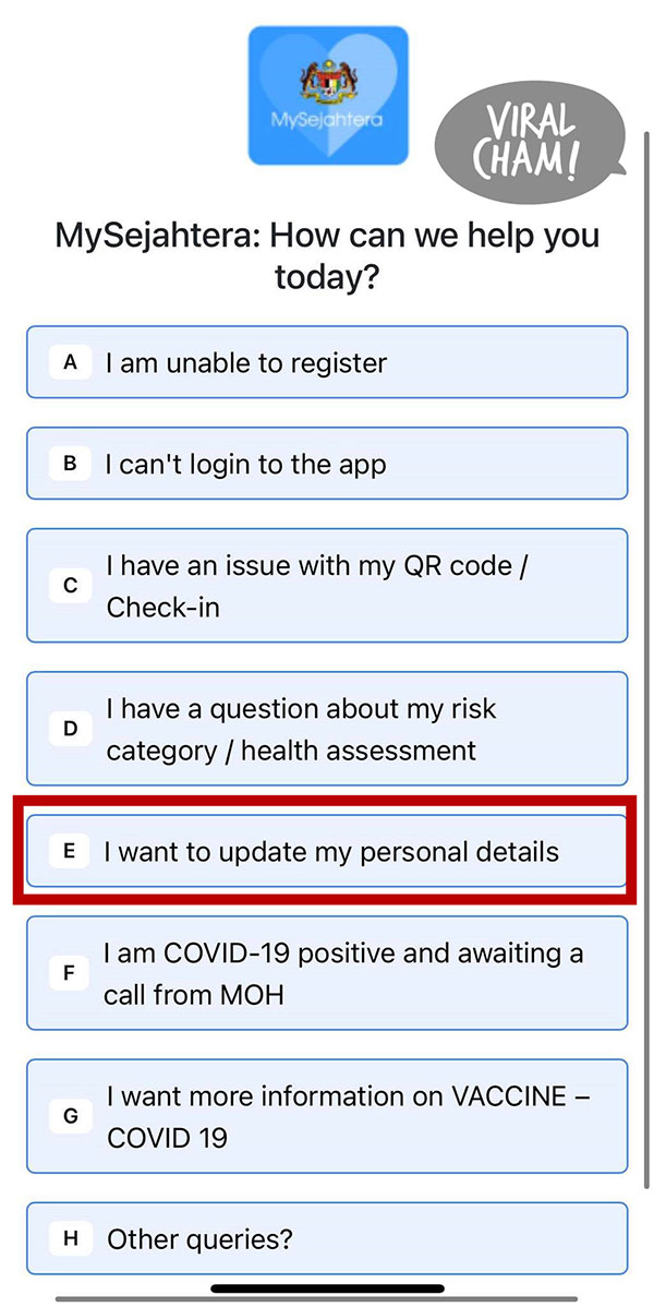 mysejahtera怎么填资料